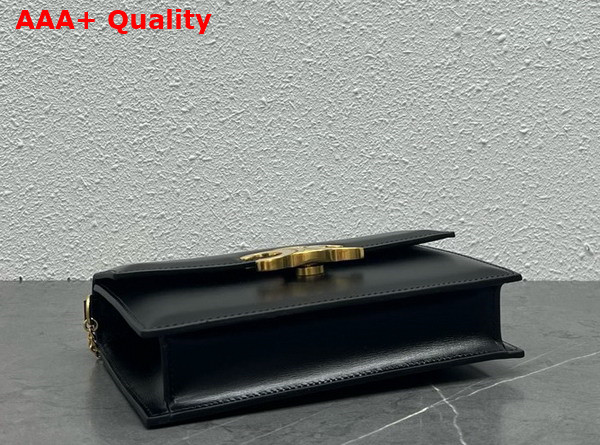 Celine Clutch Soir in Black Shiny Calfskin Replica