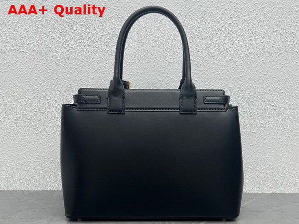 Celine Conti Bag in Black Natural Calfskin Replica