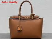 Celine Conti Bag in Tan Natural Calfskin Replica