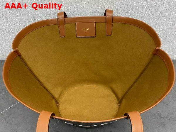 Celine Couffin Bag in Triomphe Canvas Tan Replica
