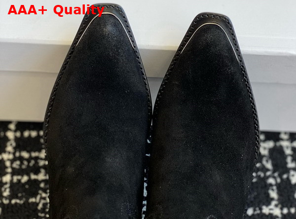 Celine Cruiser Boots Chelsea Boot in Black Suede Calfskin Replica