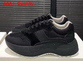 Celine Delivery Running Sneaker in Black Calfskin and Suede Calfskin and Technical Fabrics Replica