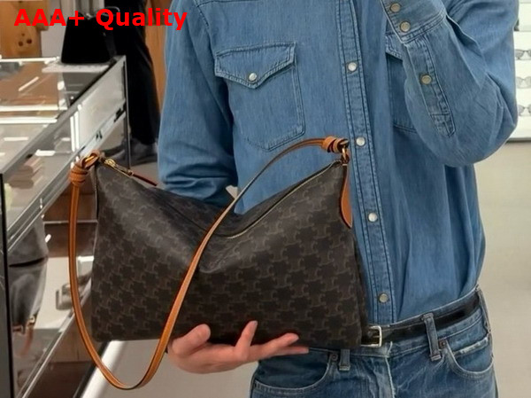Celine Duo in Toile Triomphe L105T3N45 Replica