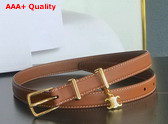 Celine Elegant Charm 1 Belt in Tan Smooth Calfskin Replica