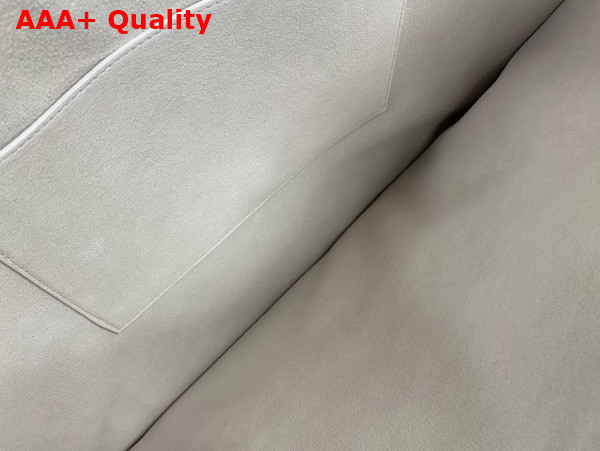 Celine Flat Cabas New Luggage in White Glossy Calfskin Replica