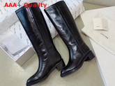 Celine Folco Boot in Black Calfskin Replica