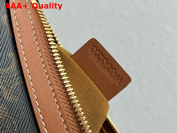 Celine Heloise Bag in Triomphe Canvas and Calfskin Tan Replica