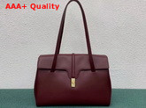 Celine Large Soft 16 Bag in Light Burgundy Supple Grained Calfskin Replica