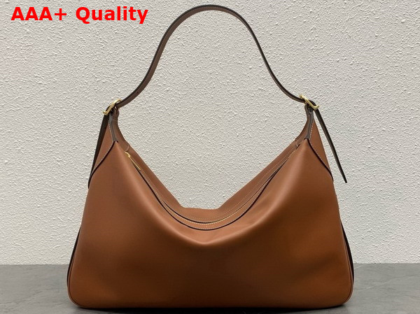 Celine Large Strap Romy in Tan Supple Calfskin Replica