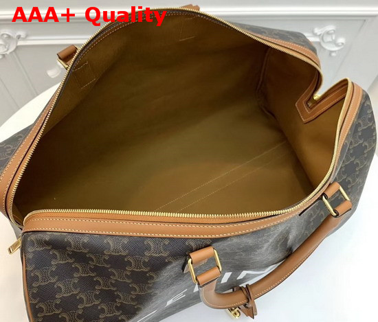 Celine Large Voyage Bag in Triomphe Canvas Replica