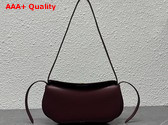 Celine Little Hot Dog in Syrah Natural Calfskin Replica