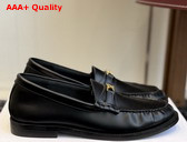 Celine Luco Loafer in Black Polished Bullskin Replica