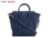Celine Luggage Nano in Navy Blue Calfskin for Sale