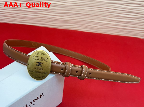 Celine Maison Celine Belt in Taurillon Leather Black Replica