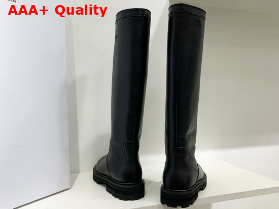 Celine Margaret High Boot in Black Calfskin Replica