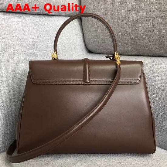 Celine Medium 16 Bag in Brown Satinated Calfskin Replica