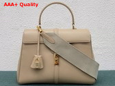 Celine Medium 16 Bag in Satinated Calfskin Beige Replica