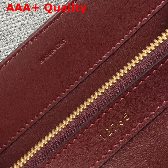 Celine Medium 16 Bag in Satinated Calfskin Light Burgundy Replica