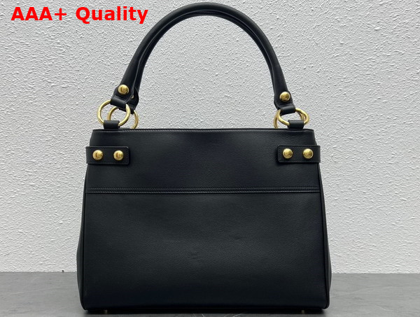 Celine Medium Annabel Bag in Black Supple Calfskin Replica