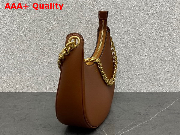 Celine Medium Ava Chain in Tan Smooth Calfskin Replica