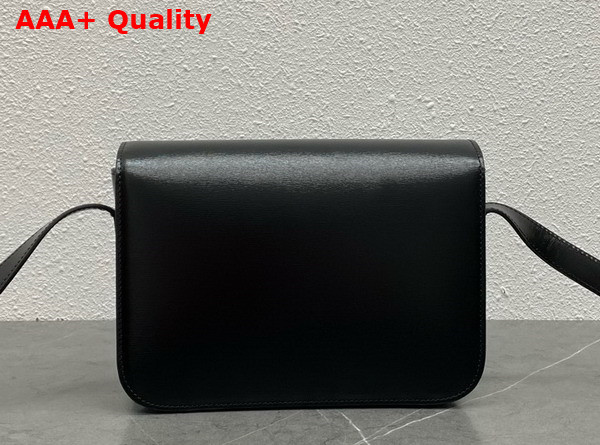 Celine Medium Bag Cuir Triomphe in Black Natural Calfskin Replica