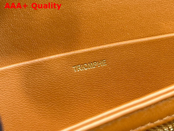 Celine Medium Bag Cuir Triomphe in Natural Calfskin Tan Replica