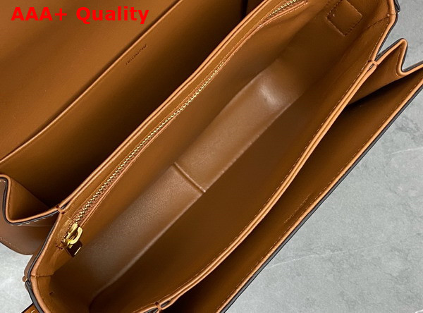 Celine Medium Bag Cuir Triomphe in Tan Natural Calfskin Replica
