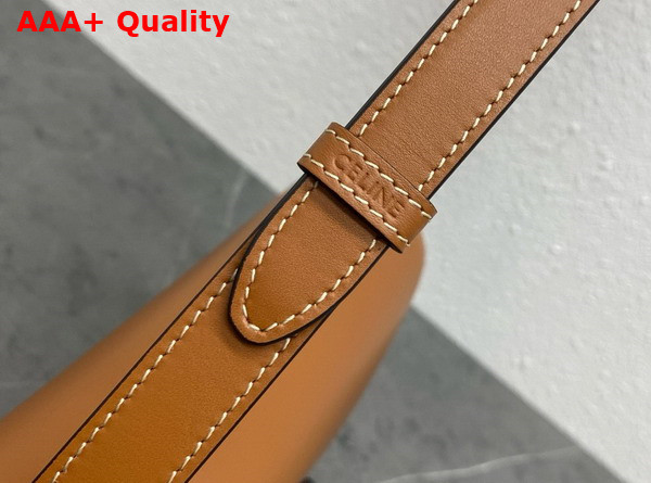 Celine Medium Bag Cuir Triomphe in Tan Natural Calfskin Replica