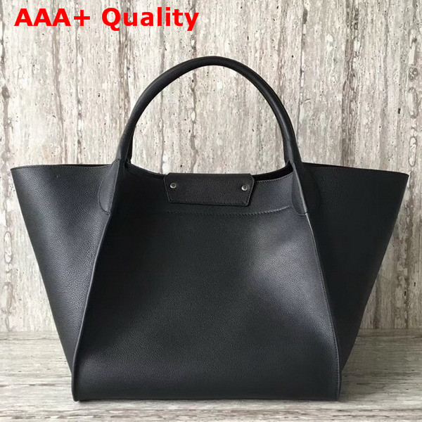 Celine Medium Big Bag in Black Supple Grained Calfskin Replica