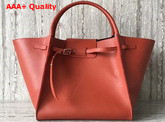 Celine Medium Big Bag in Orange Smooth Calfskin Replica