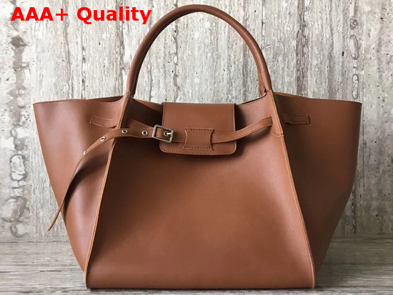 Celine Medium Big Bag in Tan Smooth Calfskin Replica