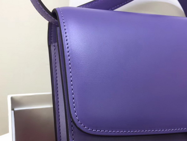 Celine Medium Box Bag Light Purple Box Leather Replica