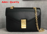 Celine Medium C Bag in Black Shiny Calfskin Replica