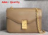 Celine Medium C Bag in Light Camel Shiny Calfskin Replica