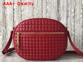 Celine Medium C Charm Bag in Red Quilted Calfskin Replica