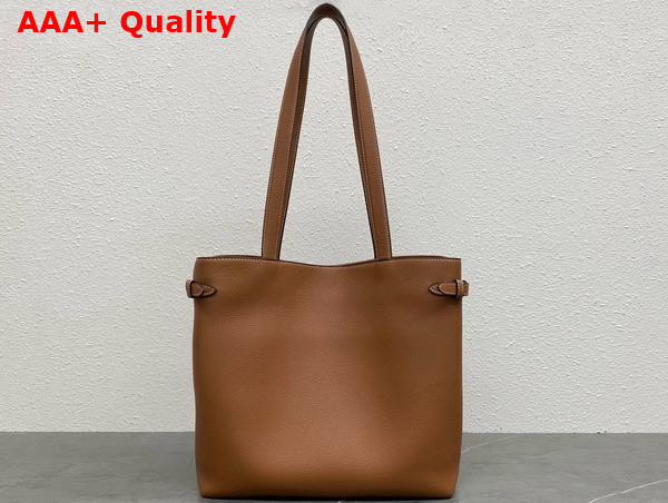 Celine Medium Cabas Anais Cuir Triomphe in Grained Calfskin Tan Replica