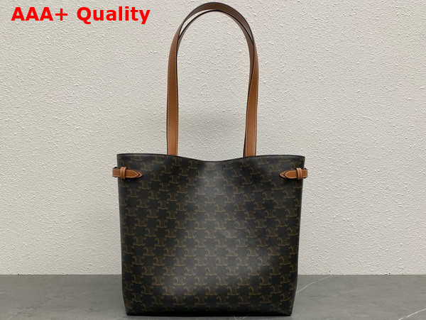 Celine Medium Cabas Anais Cuir Triomphe in Triomphe Canvas Replica