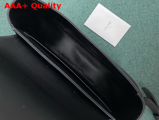 Celine Medium Camarat Bag in Black Natural Calfskin Replica