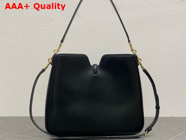 Celine Medium Camille 16 Soft Bag in Black Smooth Calfskin Replica