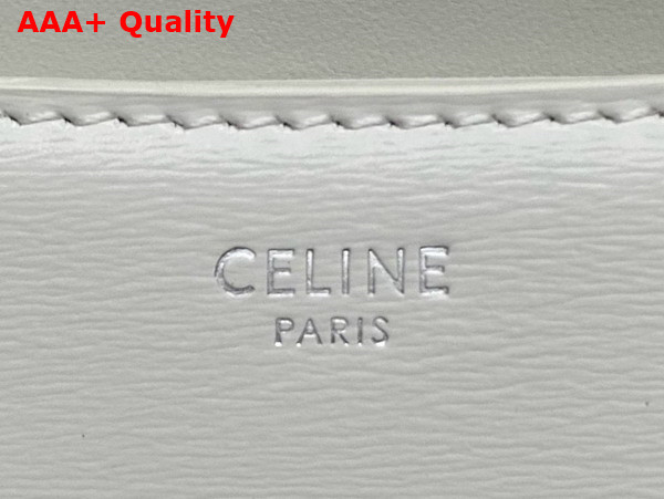 Celine Medium Celine Lola Bag in Blanc De Blanc Shiny Calfskin Replica
