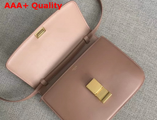 Celine Medium Classic Bag in Nude Box Calfskin Replica