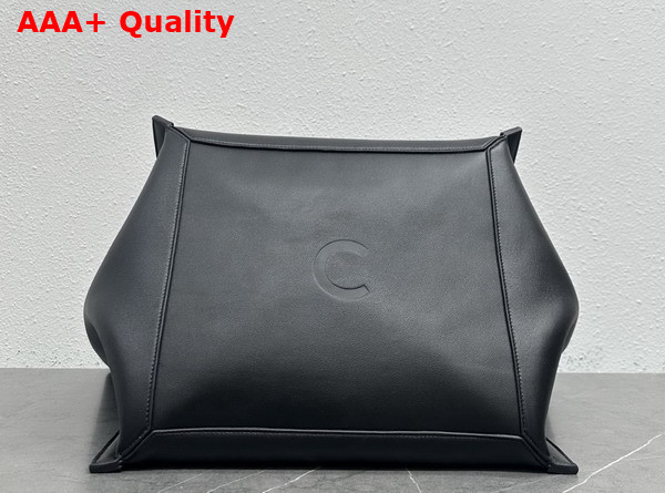 Celine Medium Cube Bag in Black Supple Calfskin Replica