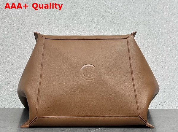 Celine Medium Cube Bag in Soft Tan Supple Calfskin Replica