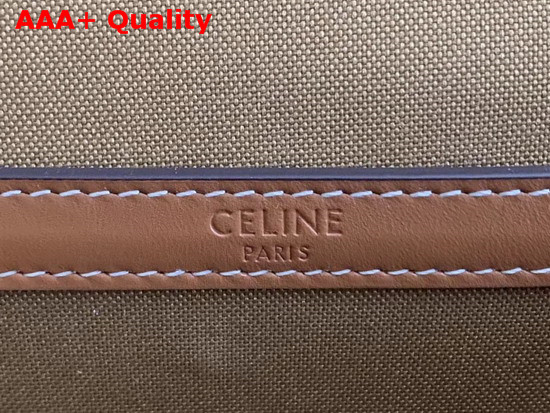 Celine Medium Folco Bag in Triomphe Canvas Replica