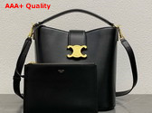 Celine Medium Louise Bag in Black Smooth Calfskin Replica