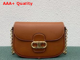 Celine Medium Maillon Triomphe Bag in Tan Natural Calfskin Replica