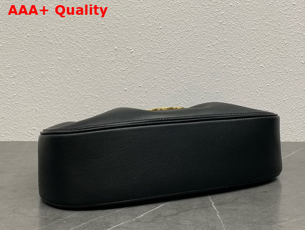 Celine Medium Polly Bag in Black Supple Calfskin Replica