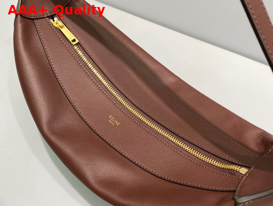 Celine Medium Romy in Supple Calfskin Brown Replica