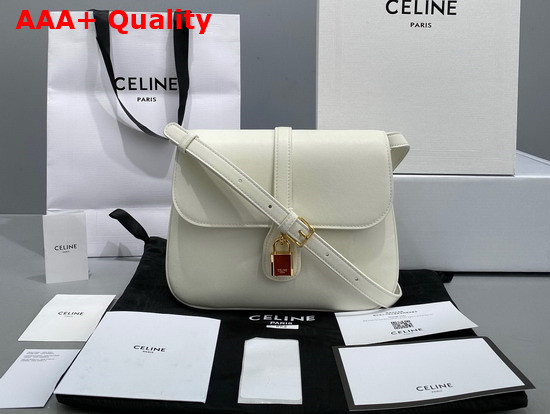 Celine Medium Tabou in Smooth Calfskin Rice Replica