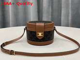 Celine Medium Tambour Bag in Triomphe Canvas Tan Replica